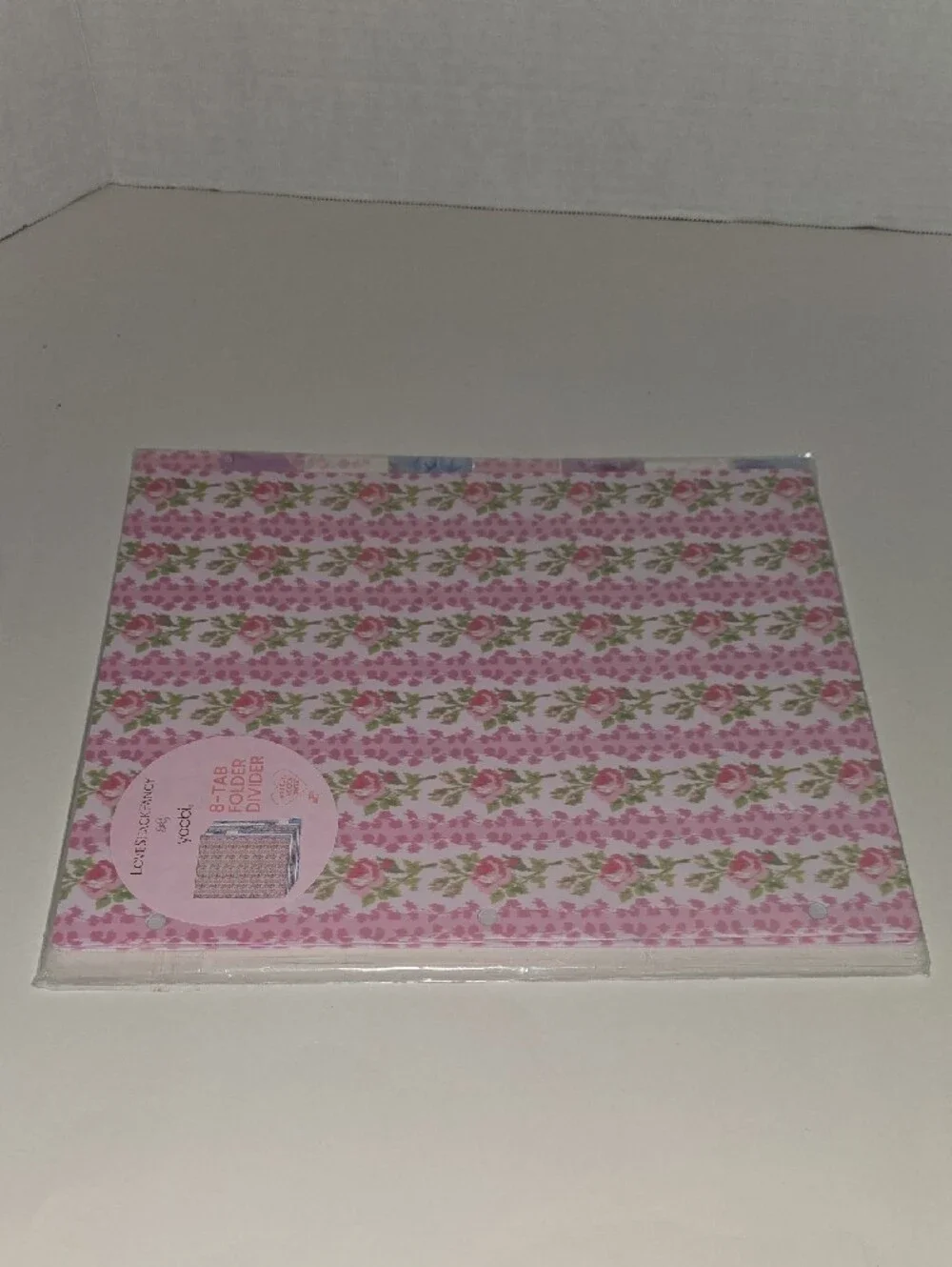 LoveShackFancy x Yoobi Blooming Heirloom 8-Tab Folder Divider set.